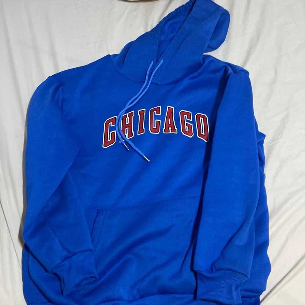Blue Chicago hoodie